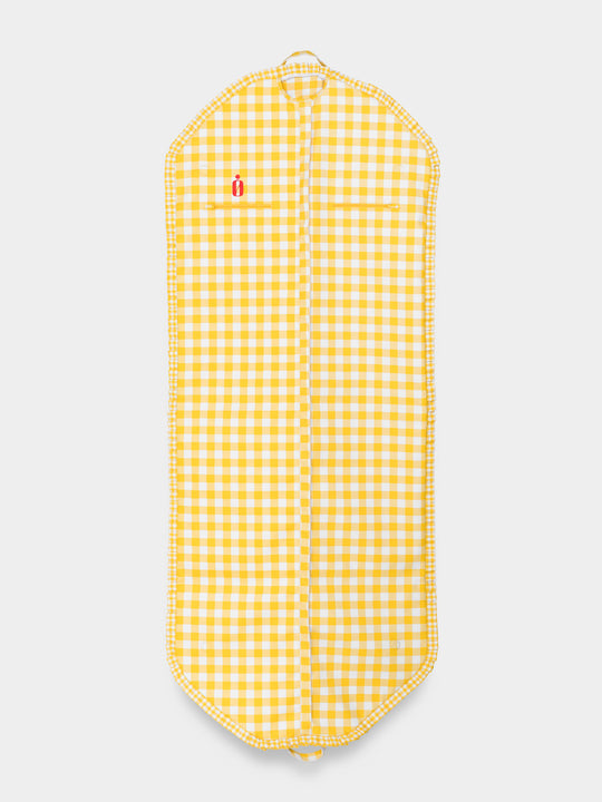 Classic Bag Pleats in Gingham | Yellow Check