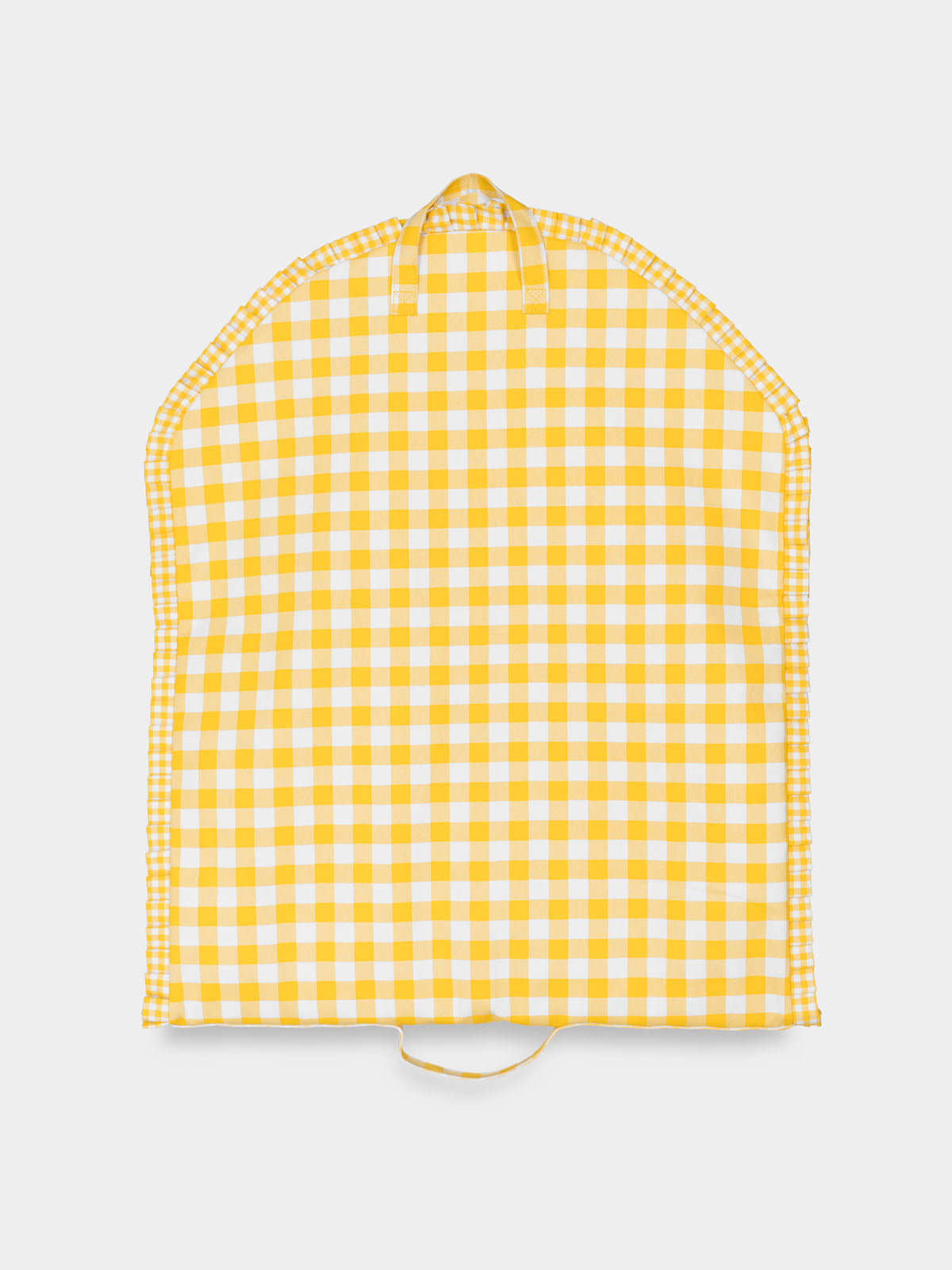 Classic Bag Pleats Gingham Yellow Check – Olivet