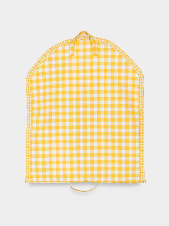Classic Bag Pleats in Gingham | Yellow Check