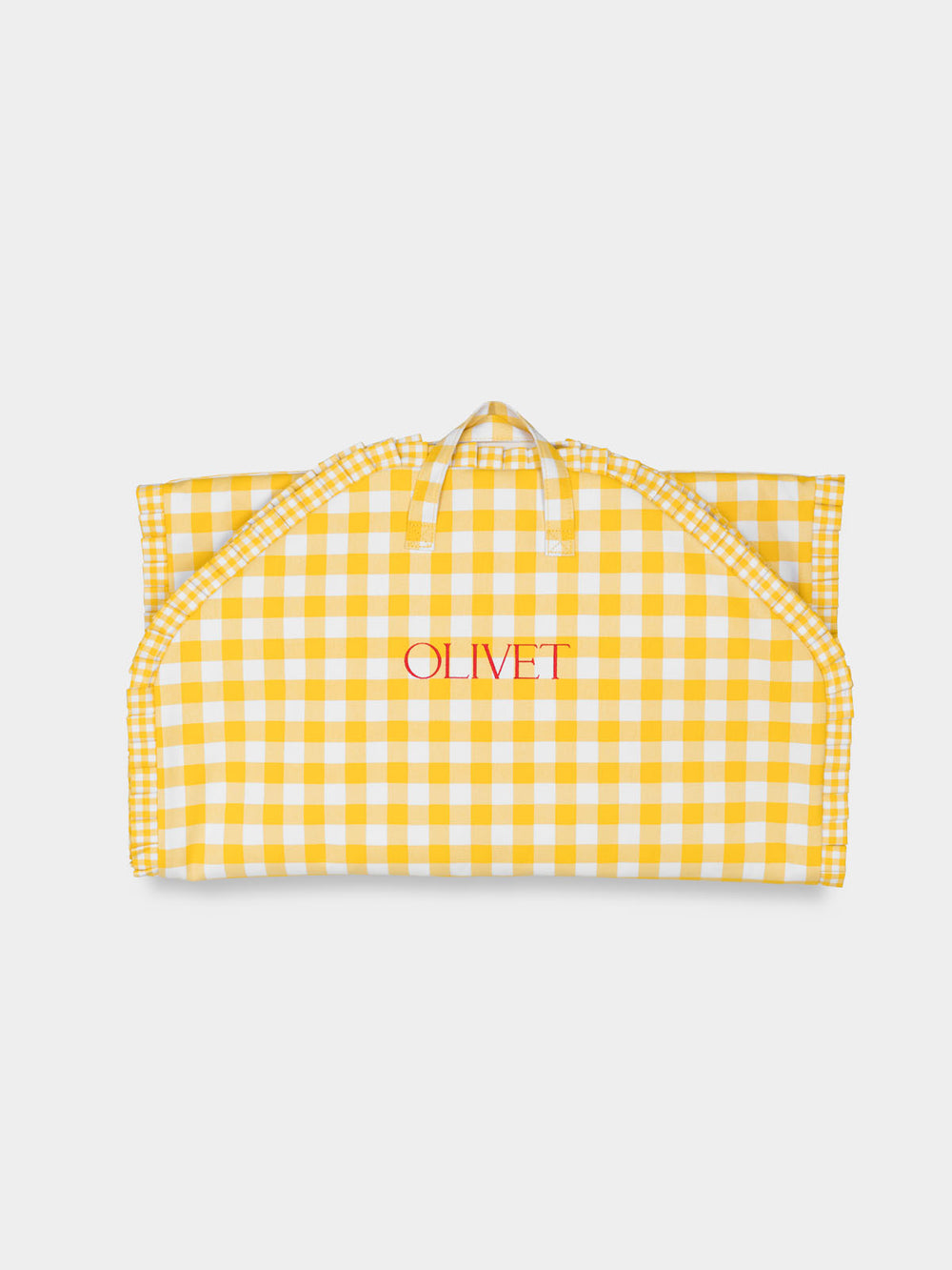 Classic Bag Pleats in Gingham | Yellow Check