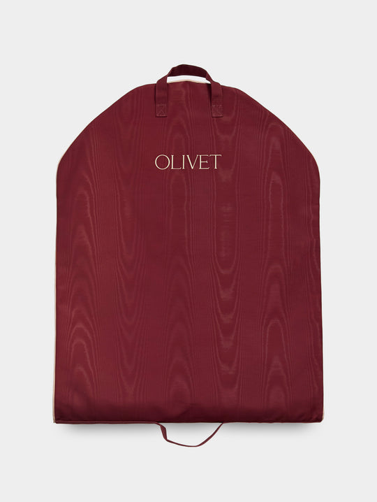 Classic Bag in Cabernet (Moiré Collection)
