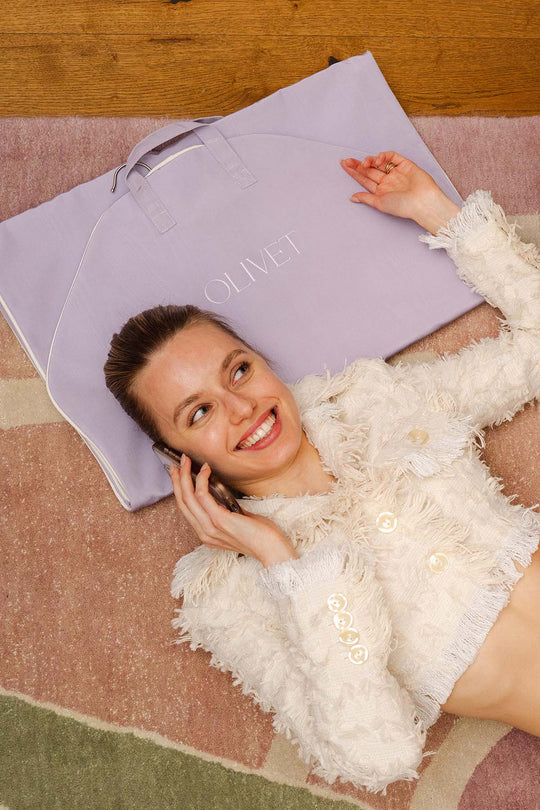 Classic Bag in Moiré | Lavender Haze